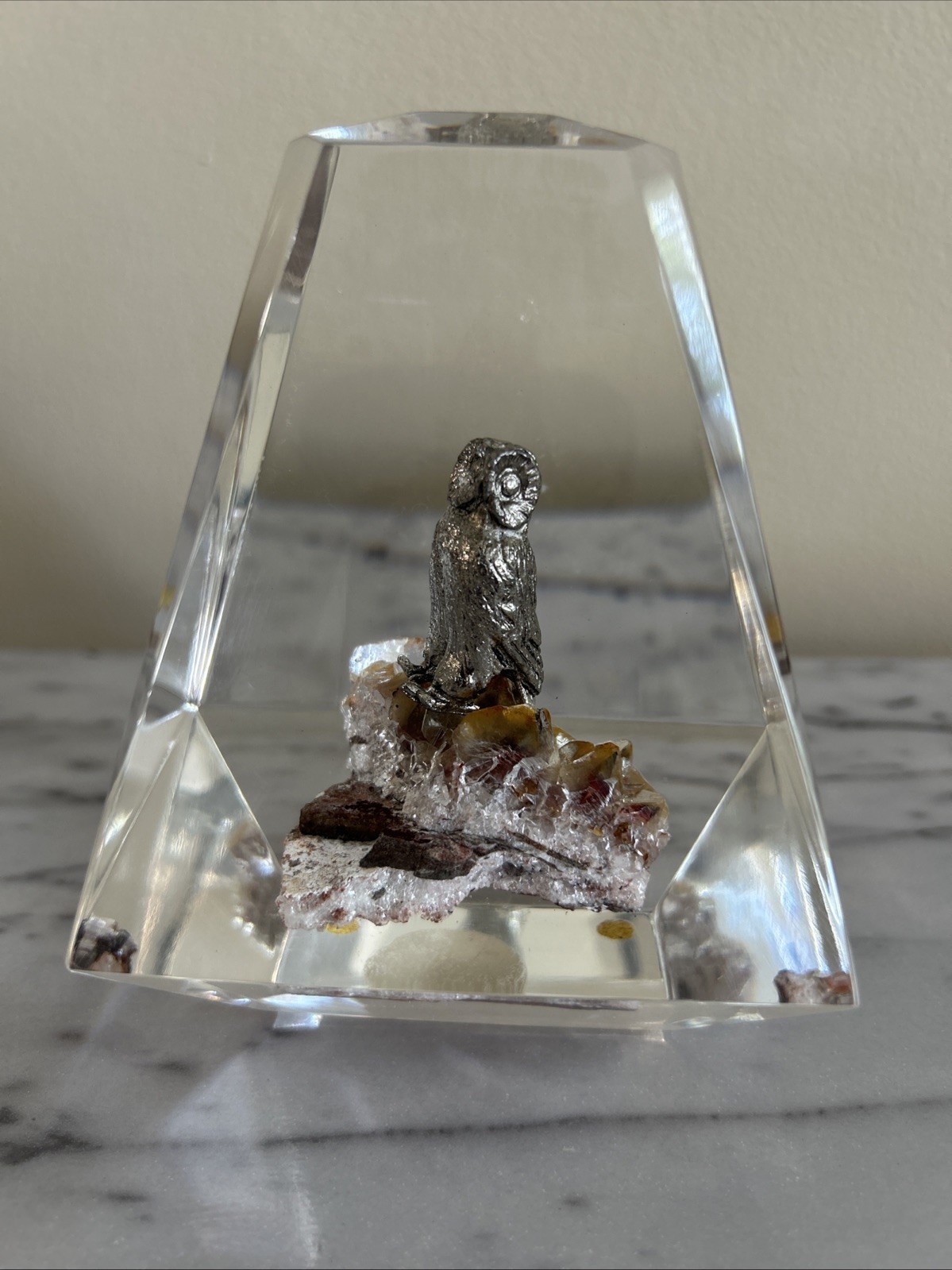 Godinger Silver Art Co. Owl In Solid Encased