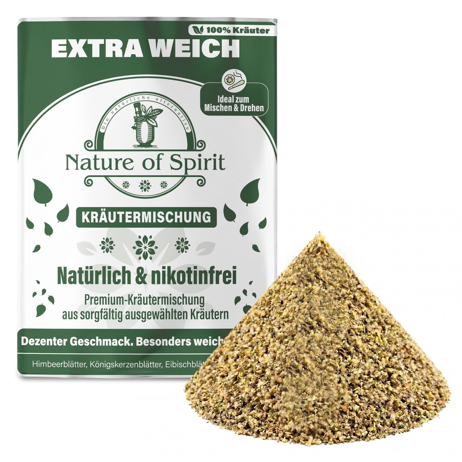 NATURE OF SPIRIT EXTRA SOFT 30g - Premium Herbal Blend 100% Natural