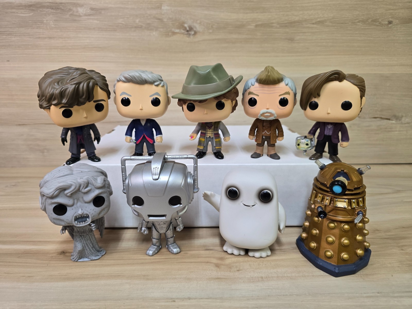 Funko Pop Doctor Who Lot of 9 War Doctor, Weeping Angel, Fourth Doctor And More