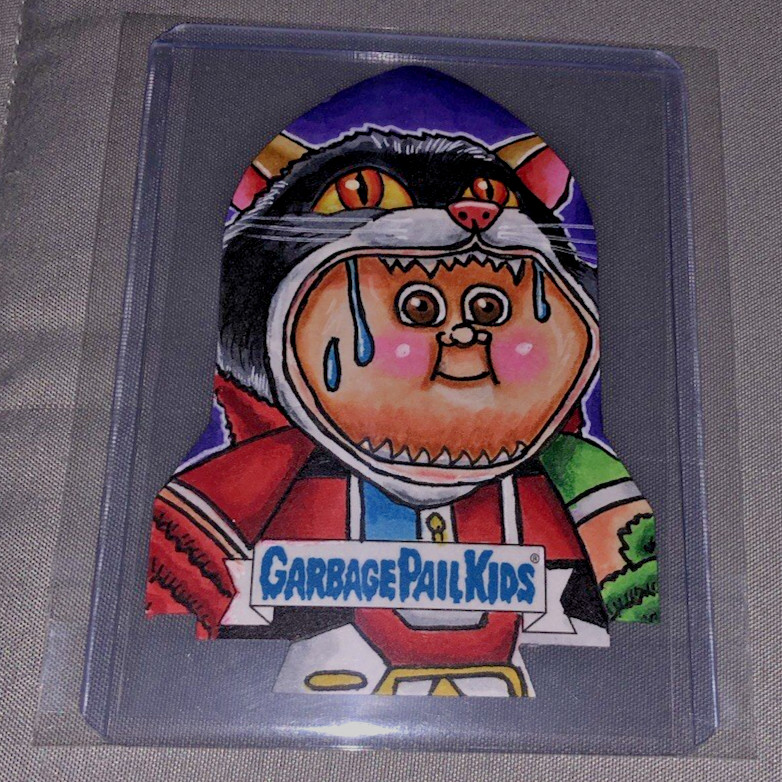 2023 Garbage Pail Kids Intergoolactic Mayhem sketch card by artist robert harris