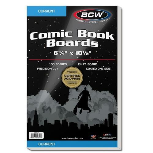 1000 BCW CURRENT MODERN COMIC RESEALABLE BAGS AND BOARDS