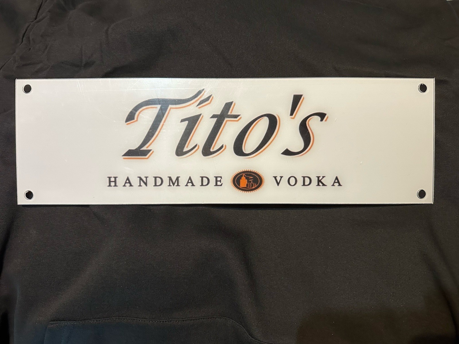 Titos Handmade Vodka  Acrylic Sign 5x16