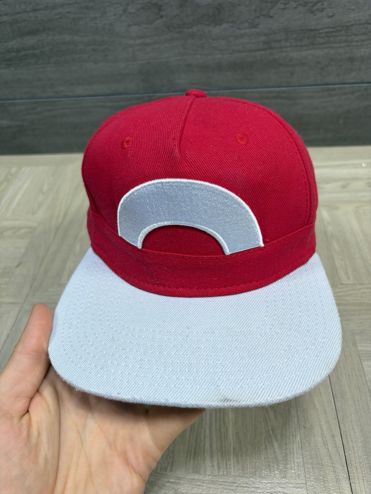 Pokemon Ash Ketchum XY Snapback Hat Red Gray Adjustable Cosplay Cap Adult