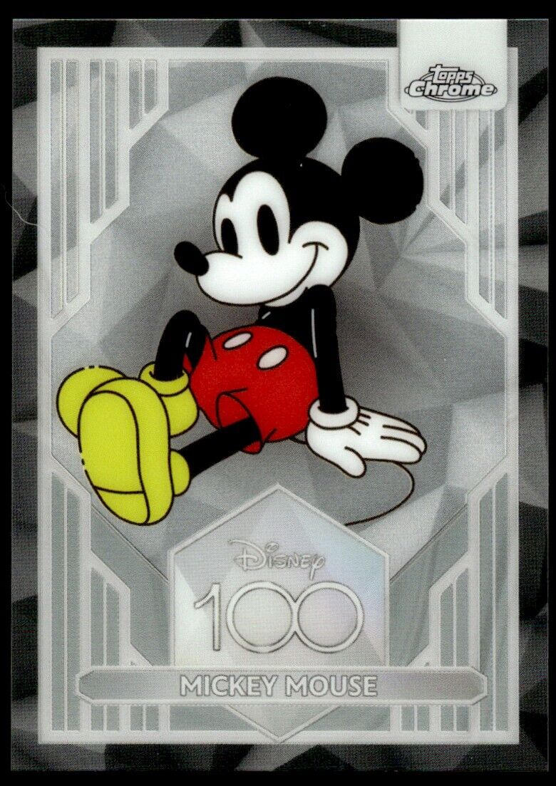 2023 Topps Chrome Disney 100 Mickey Mouse #1 Walt Disney
