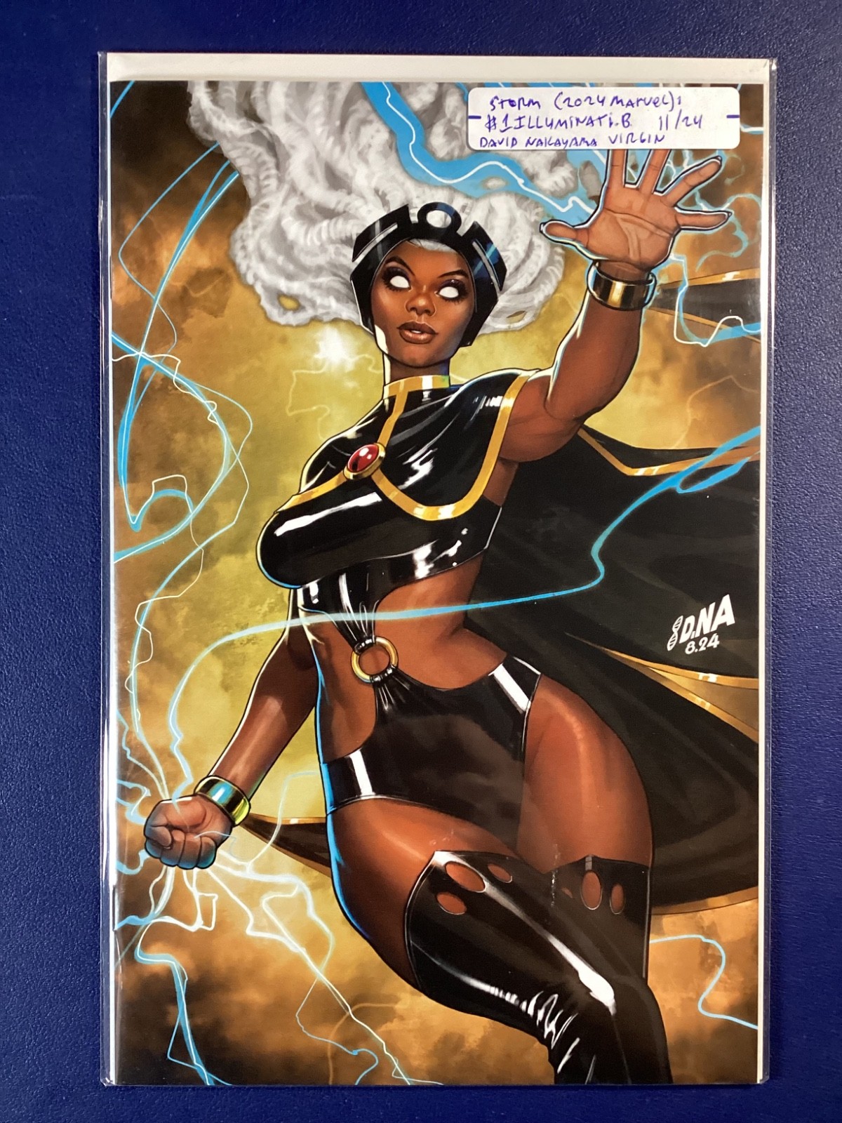 🔥STORM #1ILLUMINATI.B NM+ 9.6 EXCLUSIVE VIRGIN COVER BY 🧬DAVID NAKAYAMA🧬
