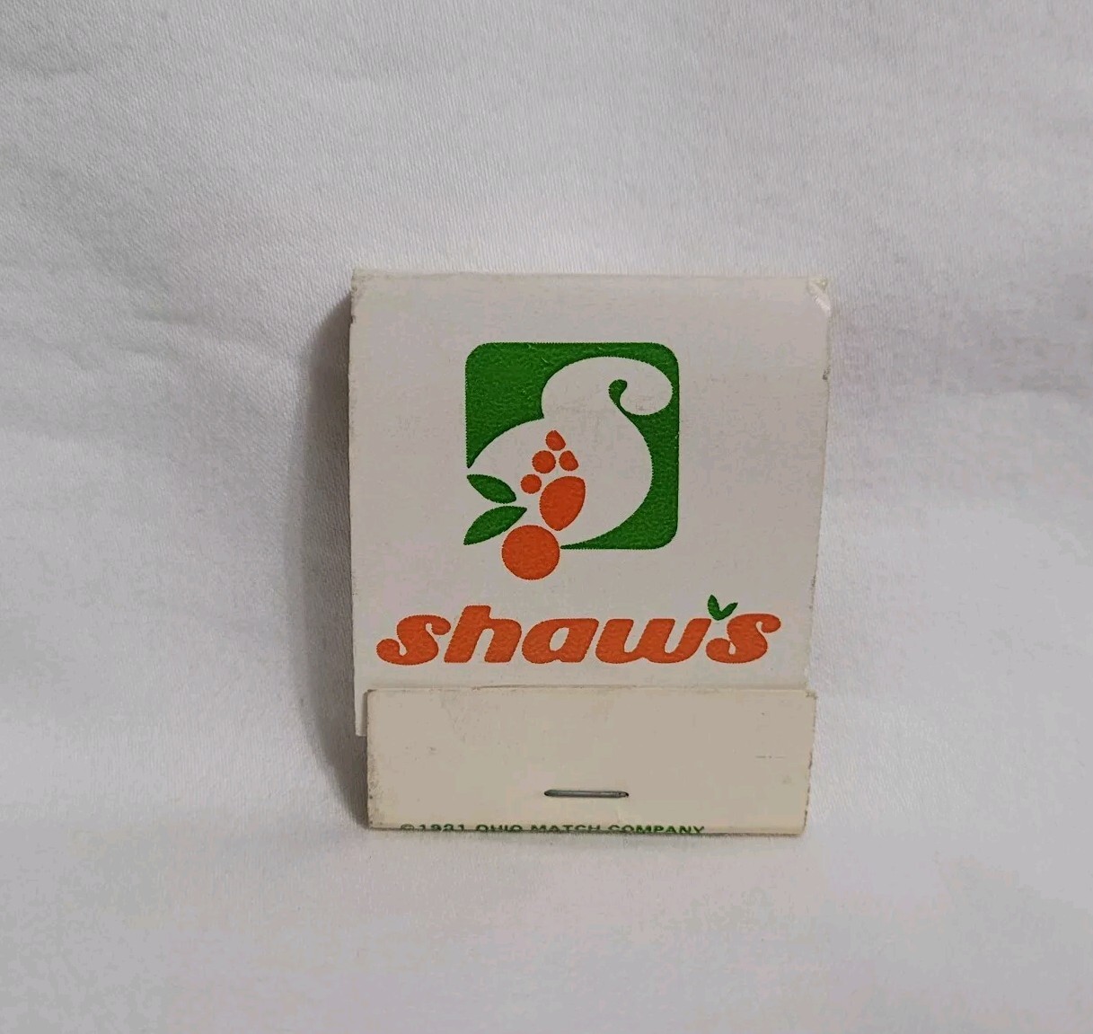 Vintage Shaw's Supermarket Grocery Store Matchbook Advertising Matches Full