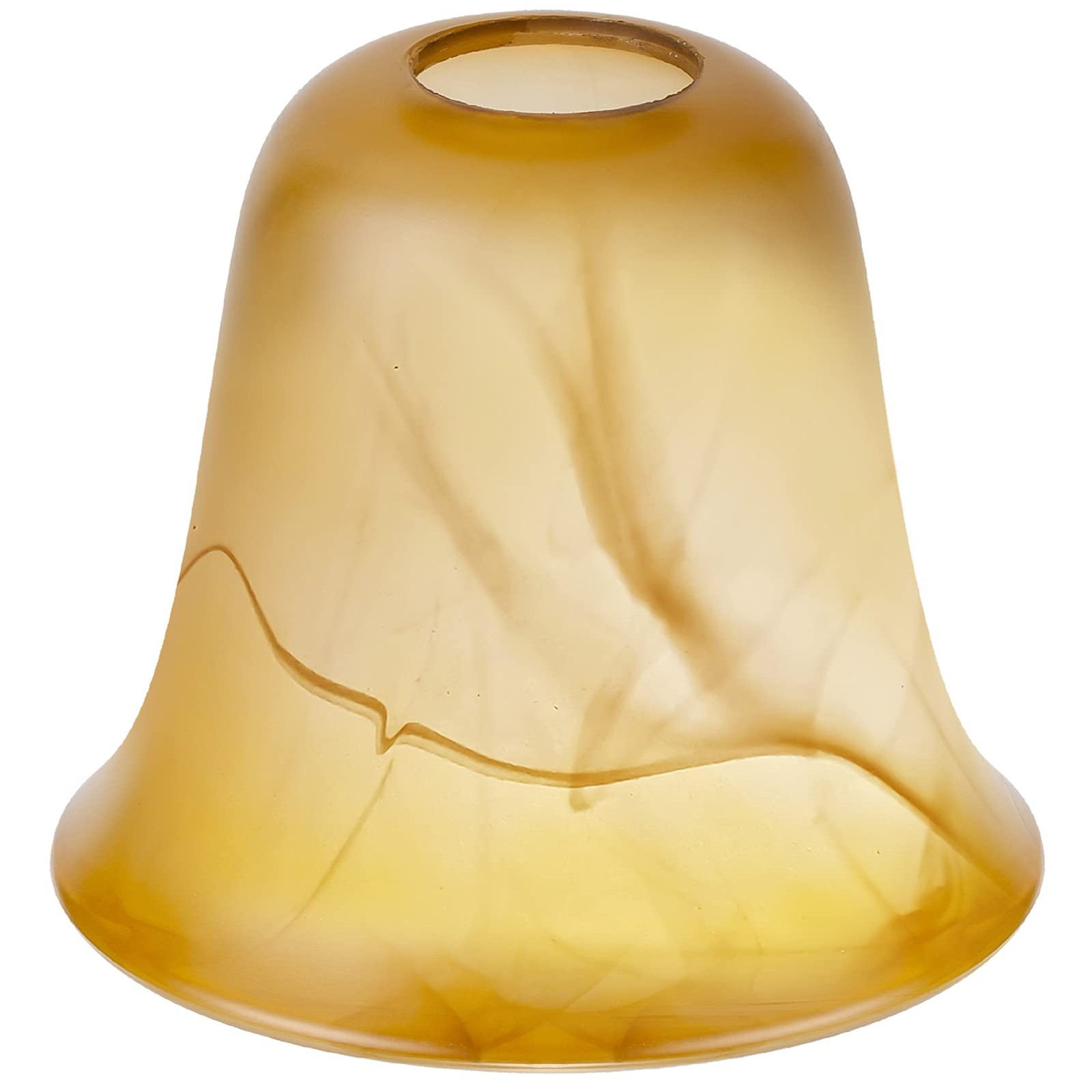 Cracks Amber Glass Shade, Lighting Fixture Accessory Lampshade Glass Replacement