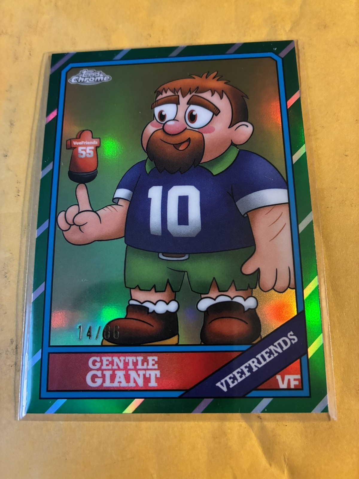 Gentle Giant 2026 Topps Chrome VeeFriends 1986 Topps 14/86