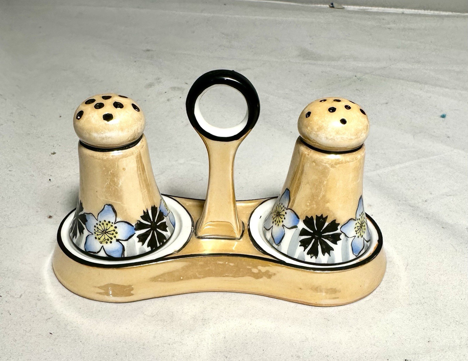 Vintage Noritake Art Deco  Salt and Pepper Shakers Set