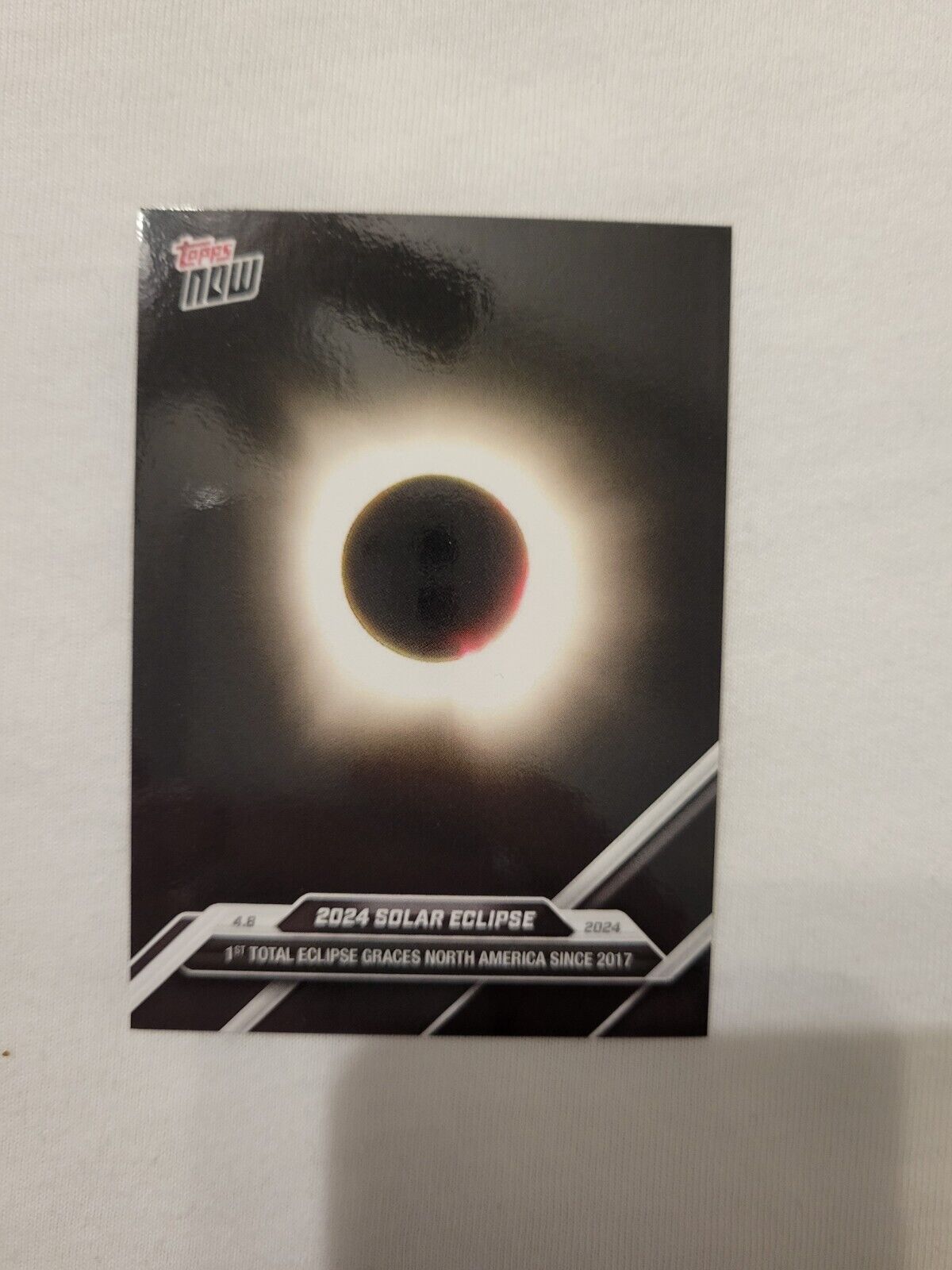 **IN HAND** 2024 Topps Now SOLAR ECLIPSE Card 1st Total Eclipse Since 2017