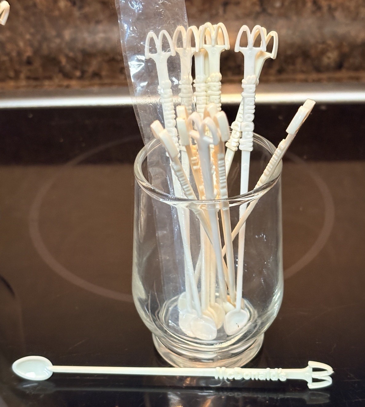 Vintage McDonald\'s McSpoon Coffee Stirrer/Spoon Swizzle Stick Discontinued 1970s