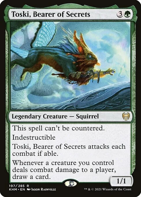 Toski, Bearer of Secrets Commander Deck MTG Magic the Gathering