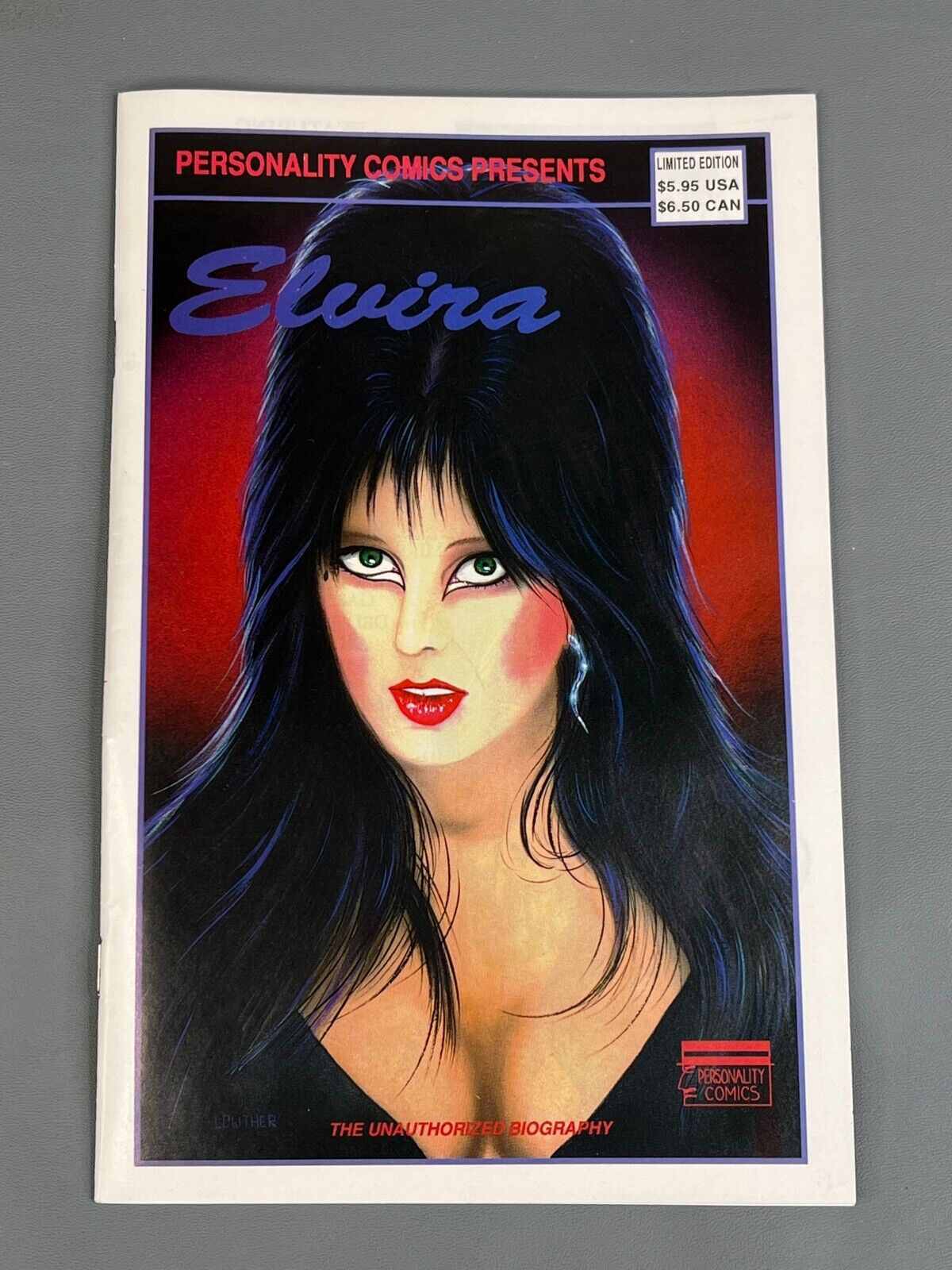 Elvira Personality Comics (1992) Limited Comic Book Art Artwork Retro Pinball z