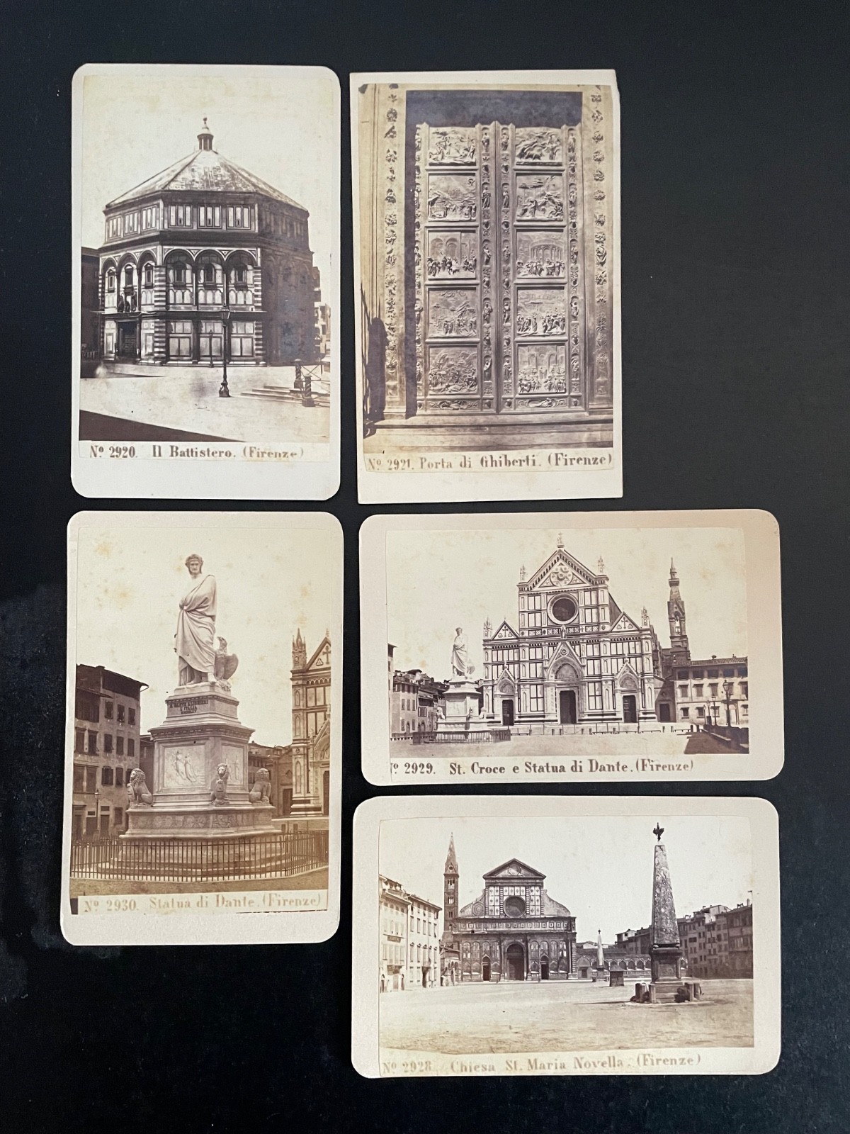Italy Italia 5x CDV by Sommer Behles Firenze Florence c. 1865 -70 Rome Naples