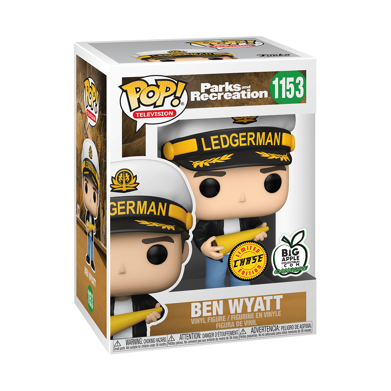 Funko POP Television Parks And Recreation CHASE Ben Wyatt #1153 Exclusive