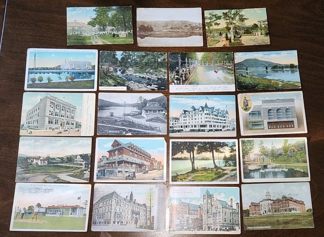 Large Estate Find 19 Antique US Postcards Early Postmarks And Stamps All Offers Large Estate Find 19 Antique US Postcards Early Postmarks And Stamps All Offers
