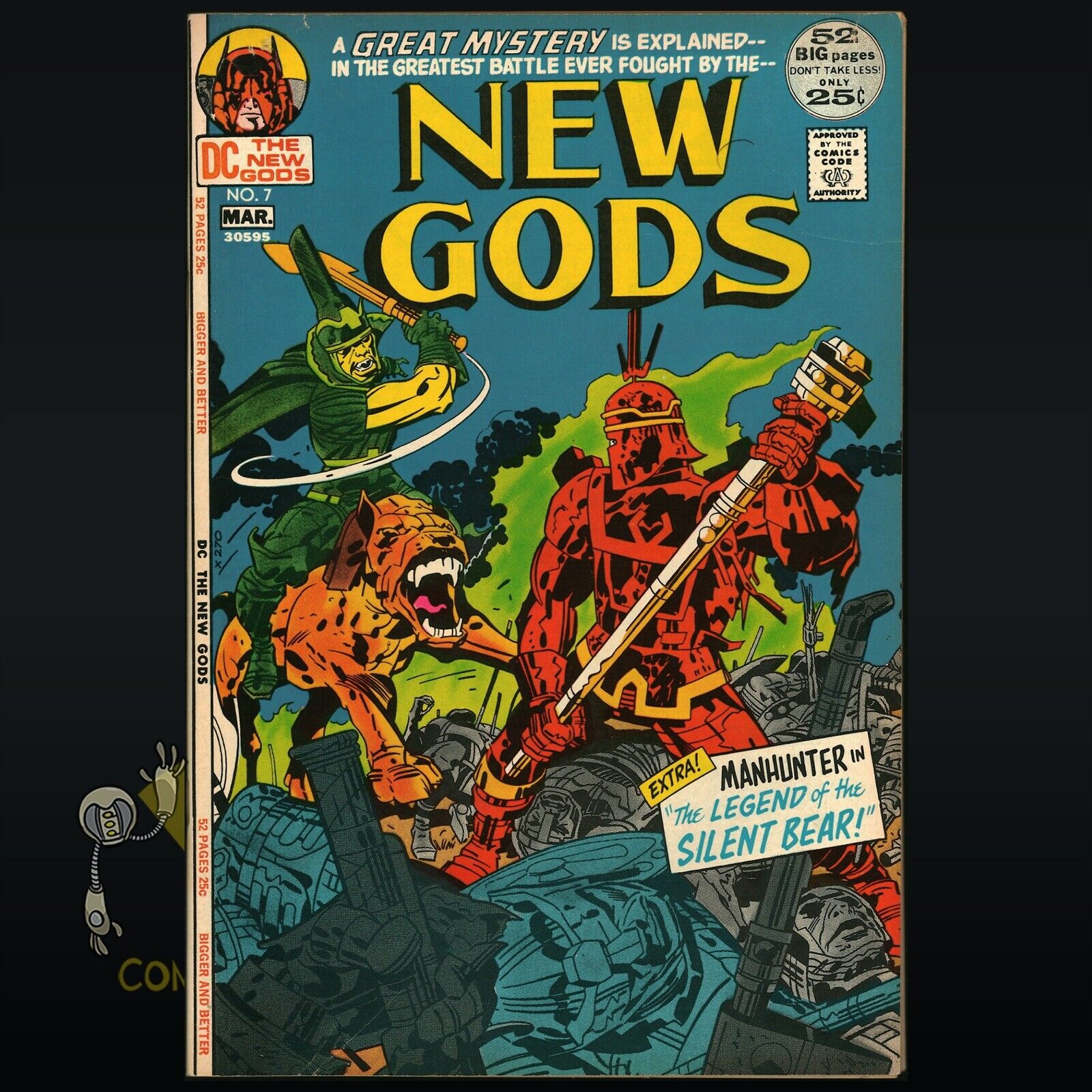 DC Comics NEW GODS #7 First Steppenwolf Mister Miracle Origin 1971 VF-
