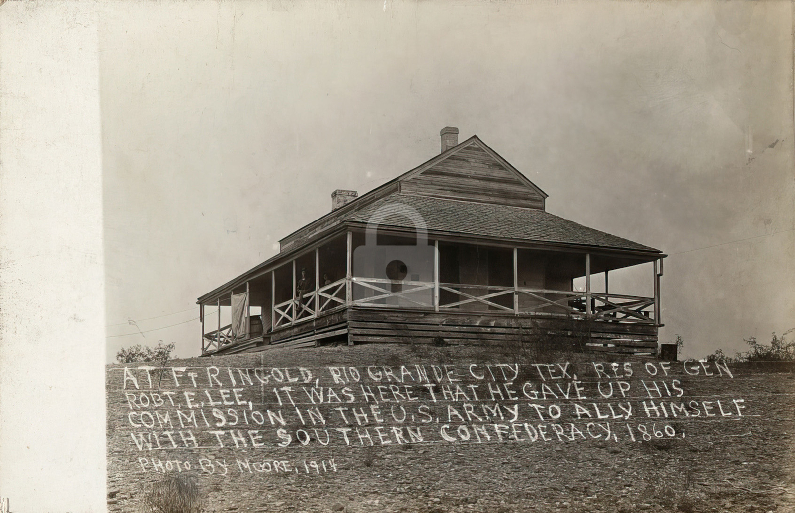Ft. Ringold Rio Grande City TX Texas 1914 RPPC Postcard COPY Ft. Ringold Rio Grande City TX Texas 1914 RPPC Postcard COPY
