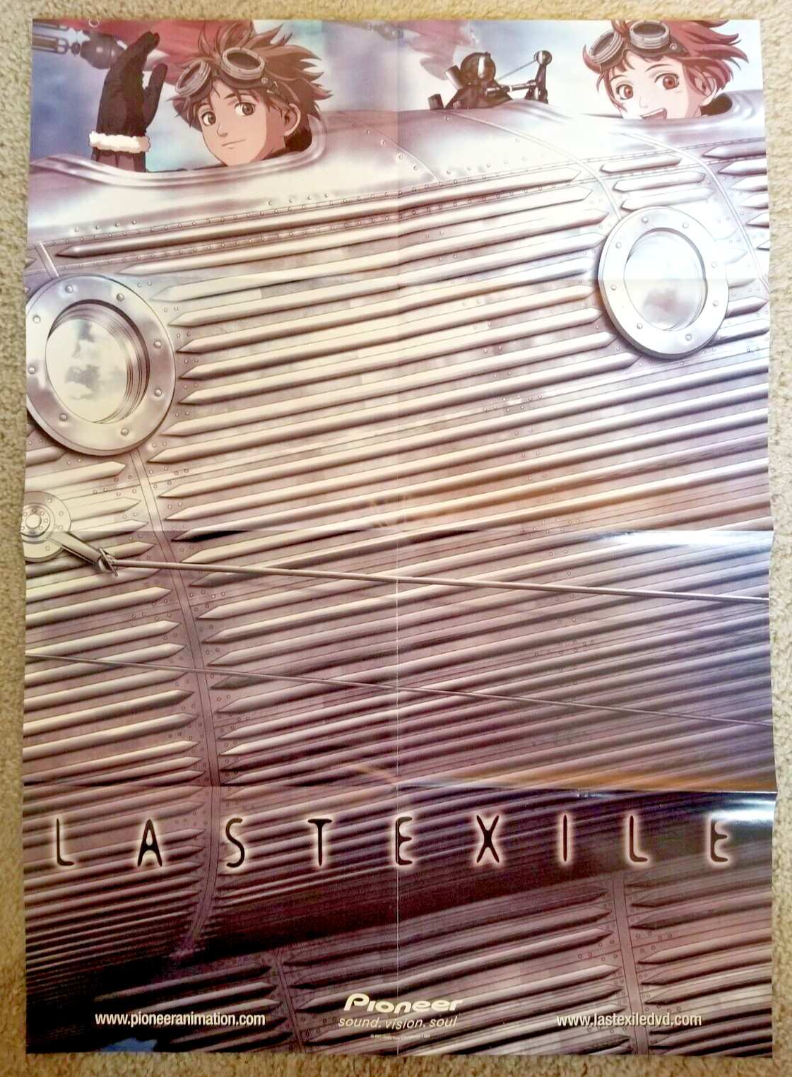 Last Exile poster (20x28 in, B2) vintage/original Pioneer anime DVD promo