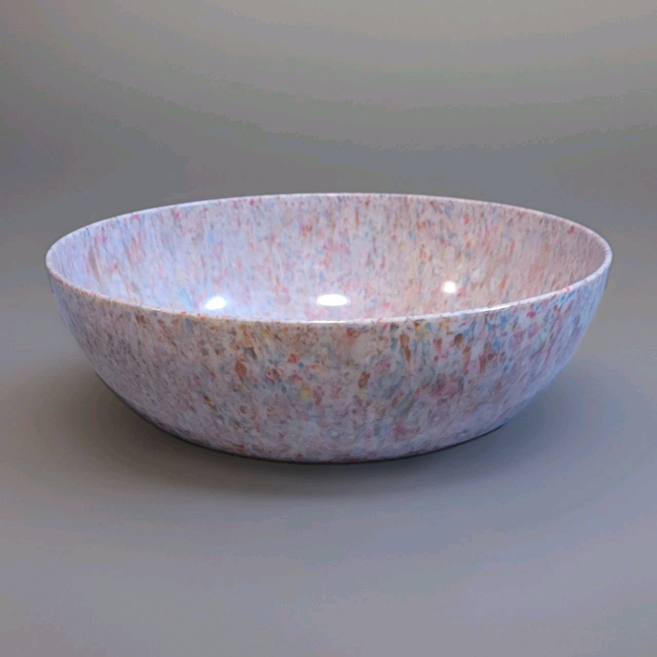 Texas Ware Style Confetti Melmac Melamine Bowl Vintage 11.5in