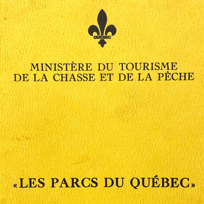 1975 Fort Prevel Auberge Parks Of Quebec Restaurant Menu Ministry Tourism #2