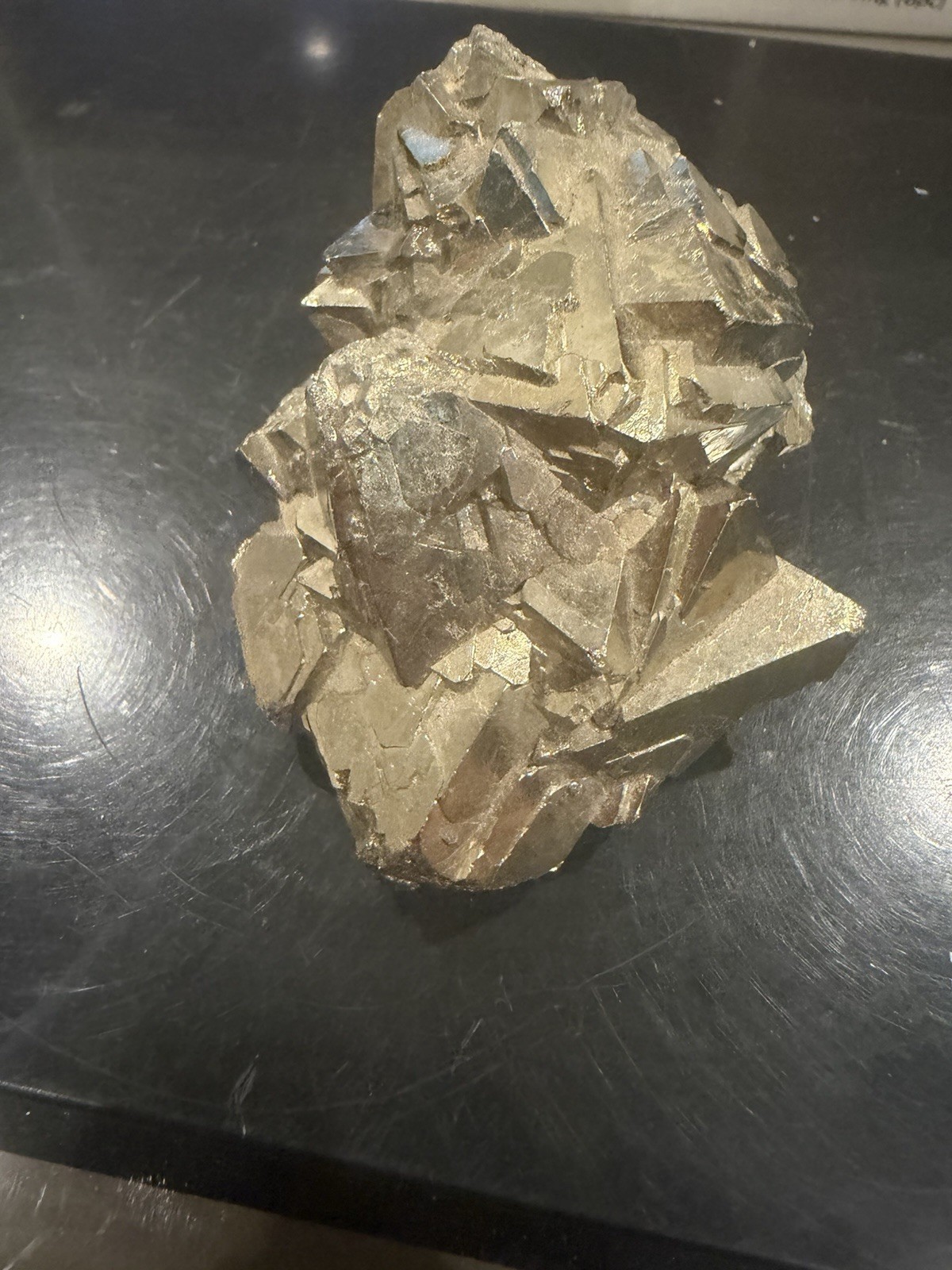 Awesome Large Natural Pyrite Crystal Cluster Peru 7.5 Ounce 214 Grams NICE Awesome Large Natural Pyrite Crystal Cluster Peru 7.5 Ounce 214 Grams NICE