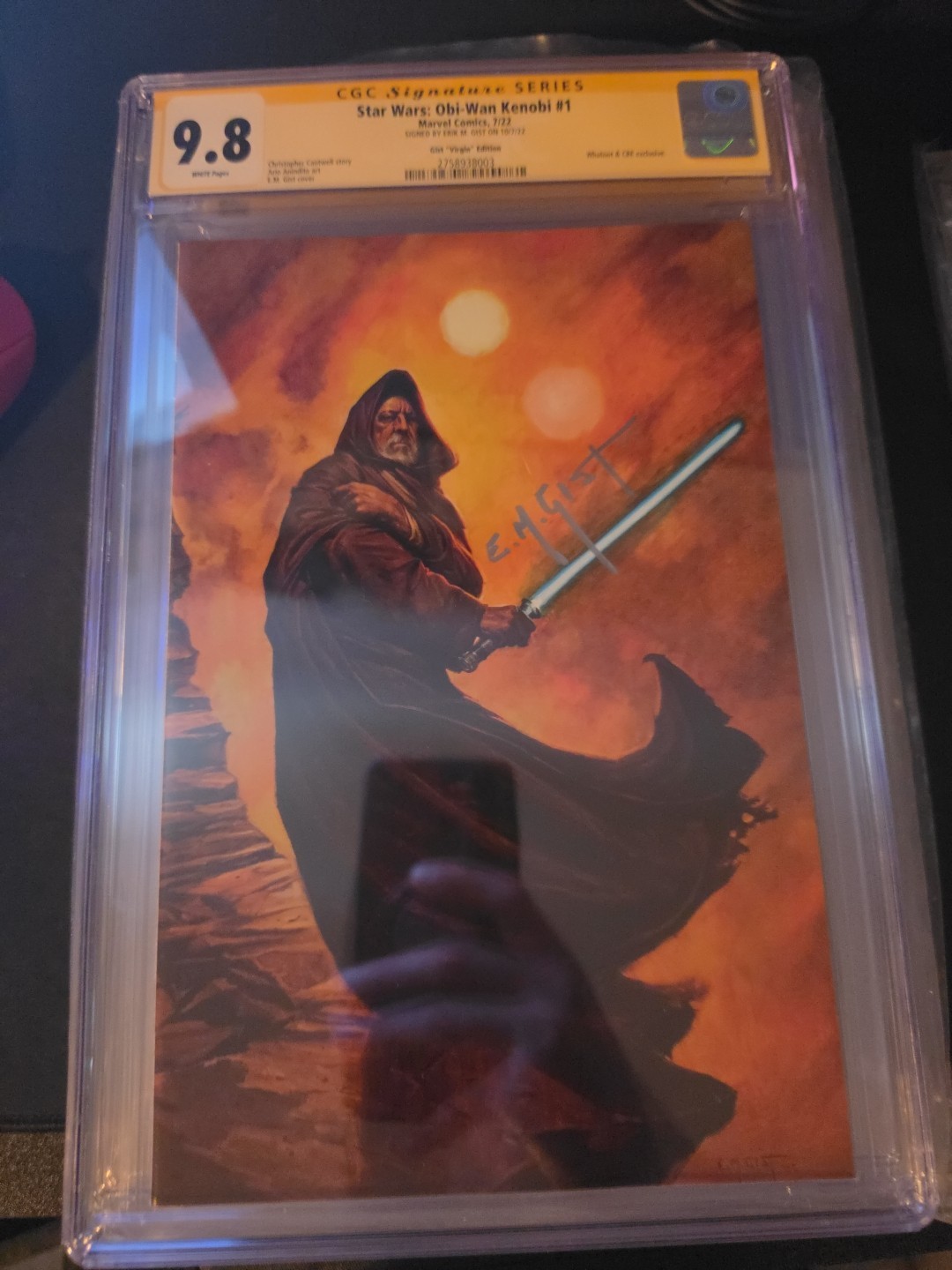 Marvel Comics - Star Wars: Obi-Wan Kenobi #1 - Virgin CGC 9.8 Signed EM Gist