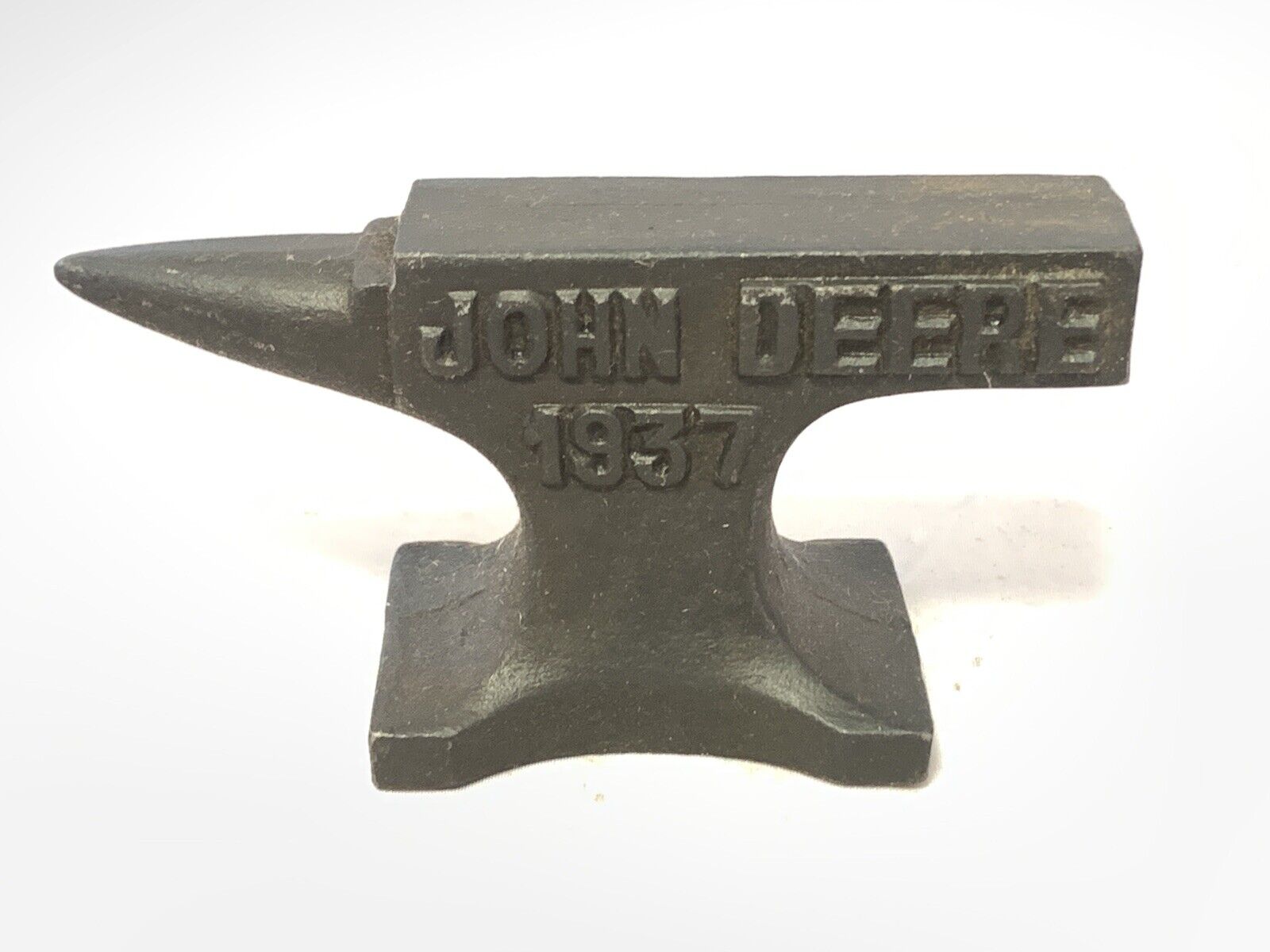 John Deere Anvil Farm Blacksmith Jewelry Man Cave Paperweight SAME DAY SHIPPING