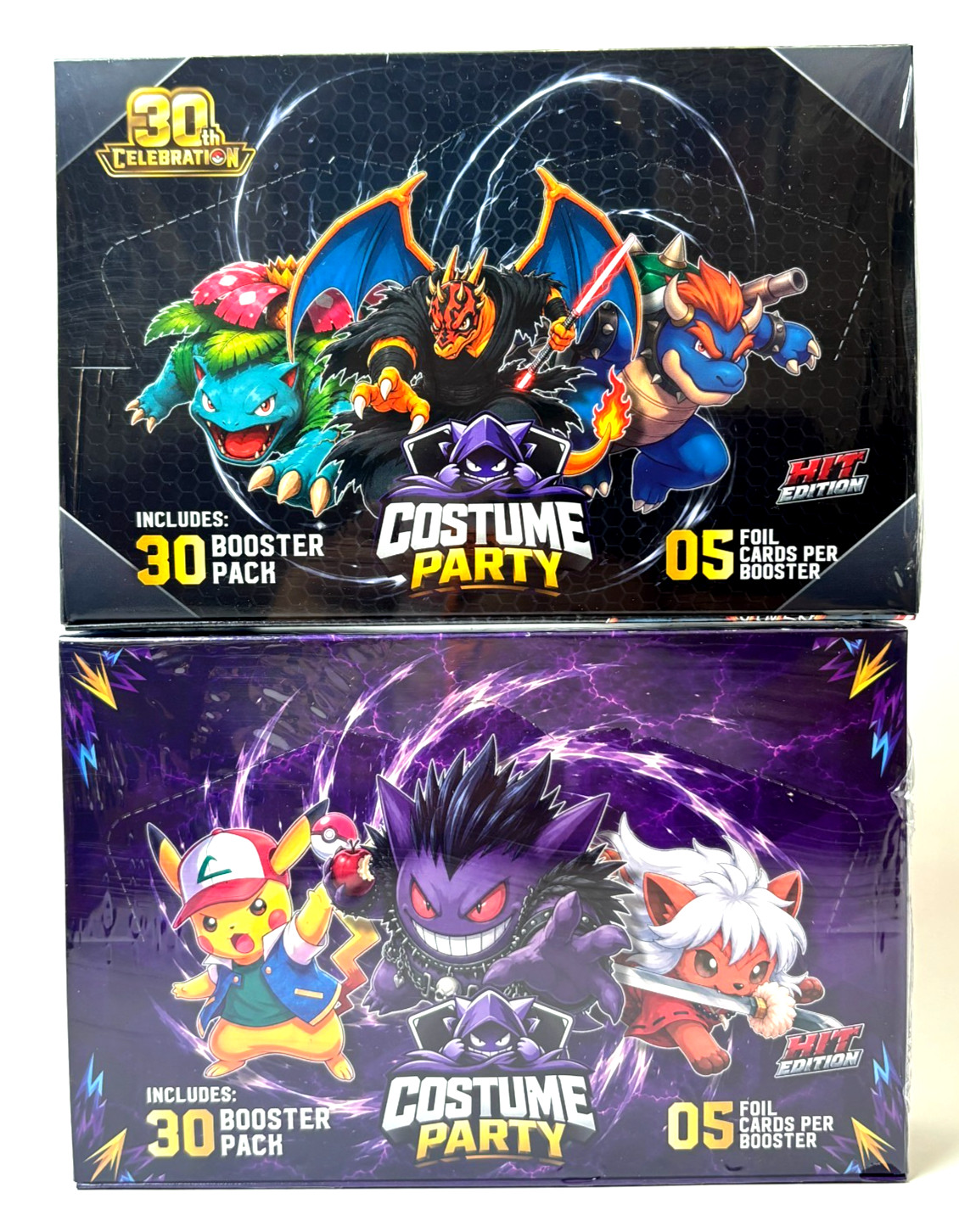 2 BOXES POKEMON COSTUME PARTY - (60 Sealed Packs) Cards Peru 2026 ZARD GENGAR