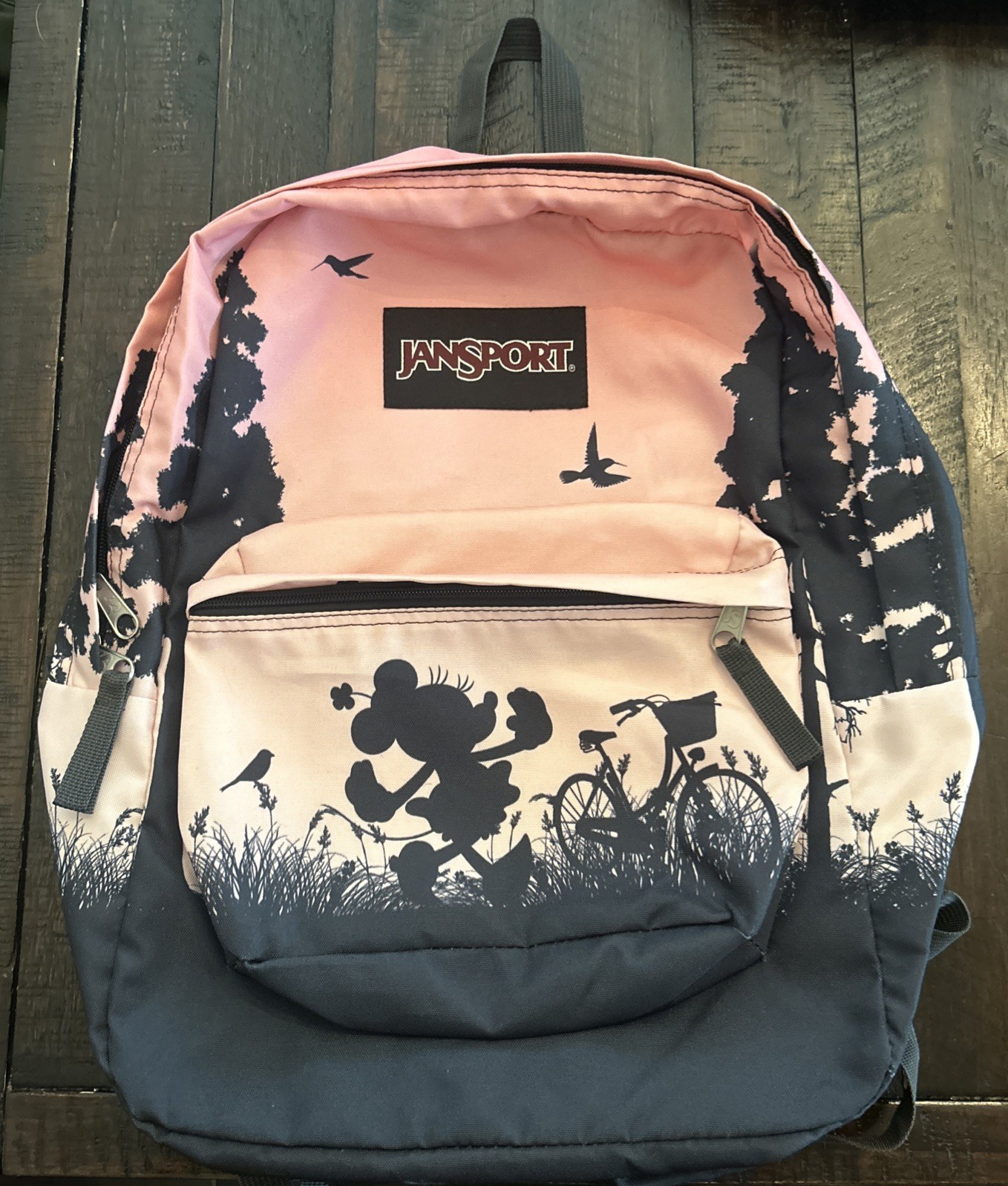 Minnie Mouse Silhouette JanSport Disney High Stakes Backpack JS0A3BB2