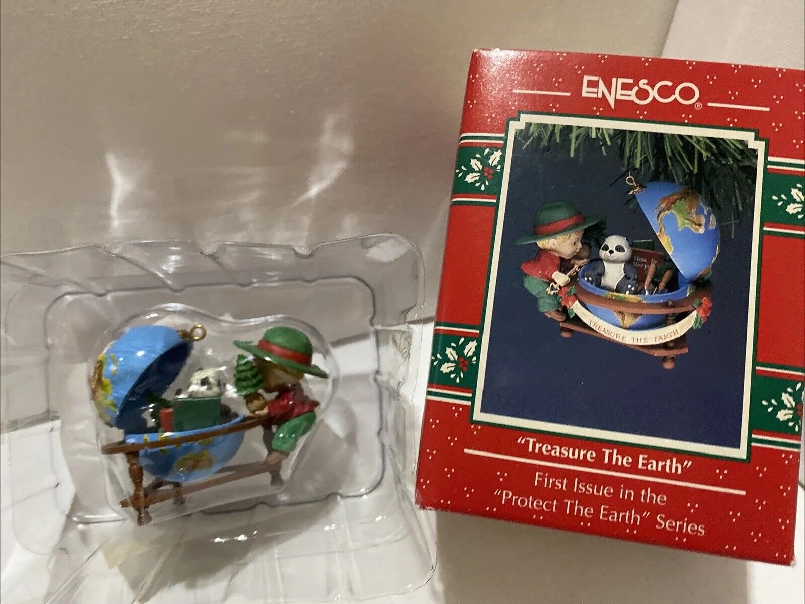 Enesco Treasure Of The Earth First Issue Christmas Ornament