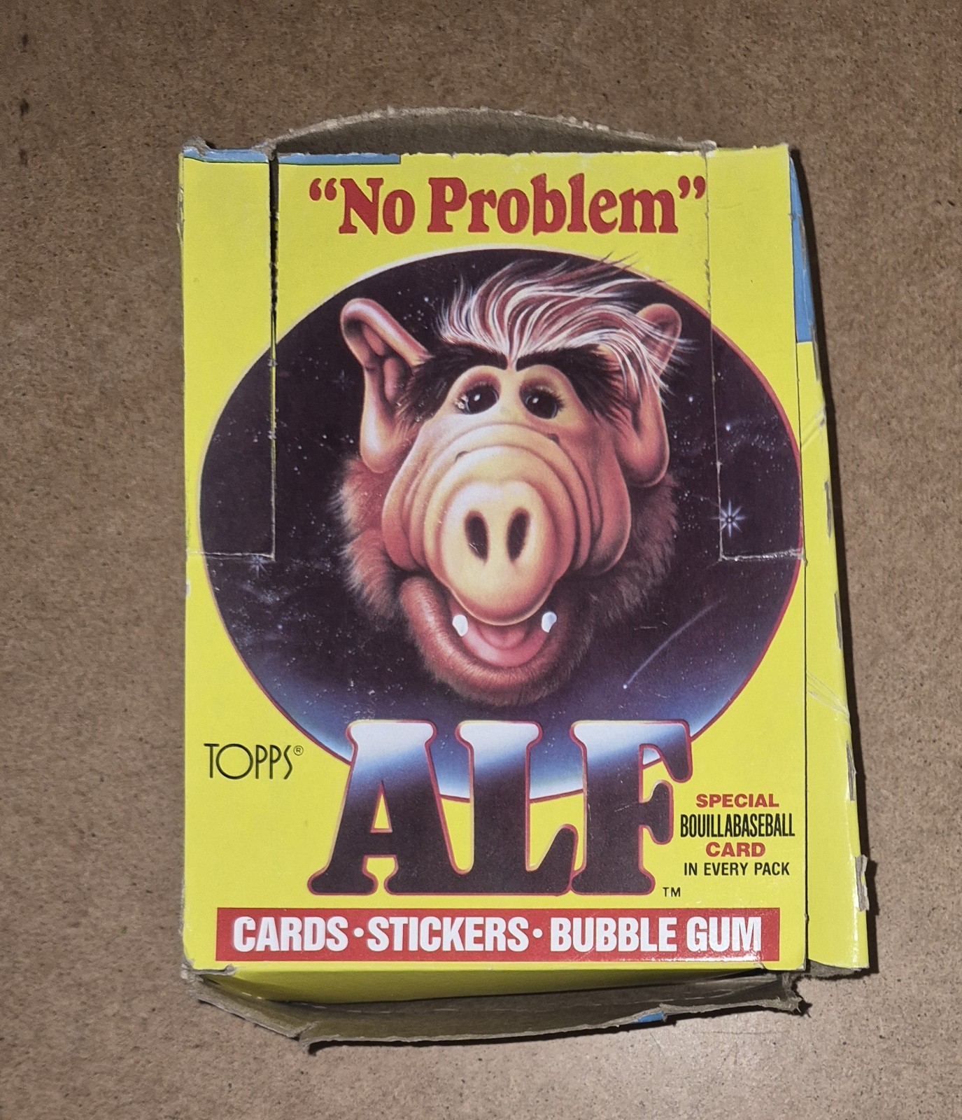💥 1987 Topps Alf Series 1 Cards Sticker Vintage 24 Unopened Wax Packs Lot & Box 💥 1987 Topps Alf Series 1 Cards Sticker Vintage 24 Unopened Wax Packs Lot & Box