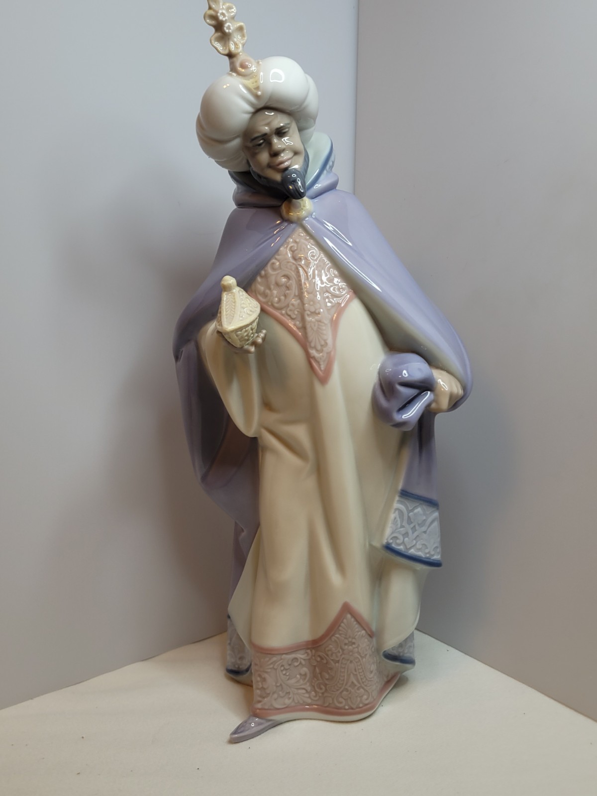 Lladro King Balthasar Nativity Figurine 5481 Signed Juan Lladro MINT w/Box LAP