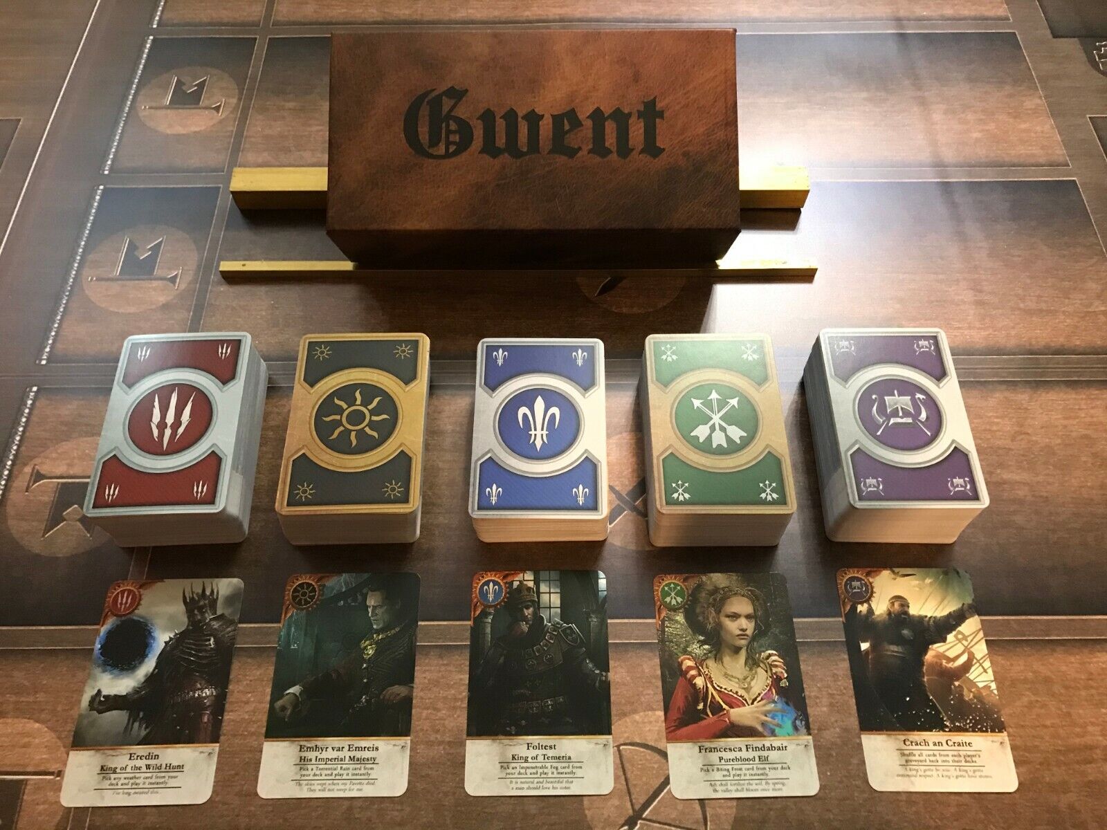 GWENT CARDS COMPLETE SET with BOX