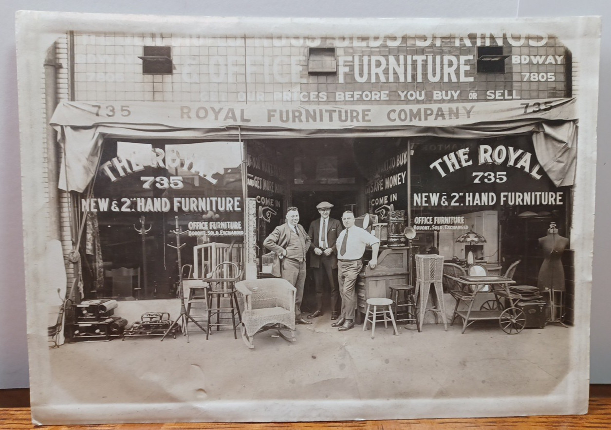 1900\'s Photo Royal Furniture Company Street View 5 x 7 RRP 752