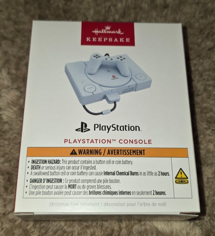 Hallmark Keepsake 2026 Ornament Magic Light & Sound Sony Playstation Console PS1