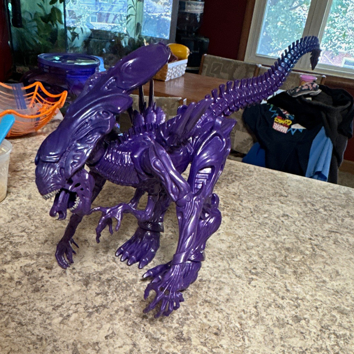 Aliens Franchise Purple Xenomorph Alien Creature Action Figure Toy