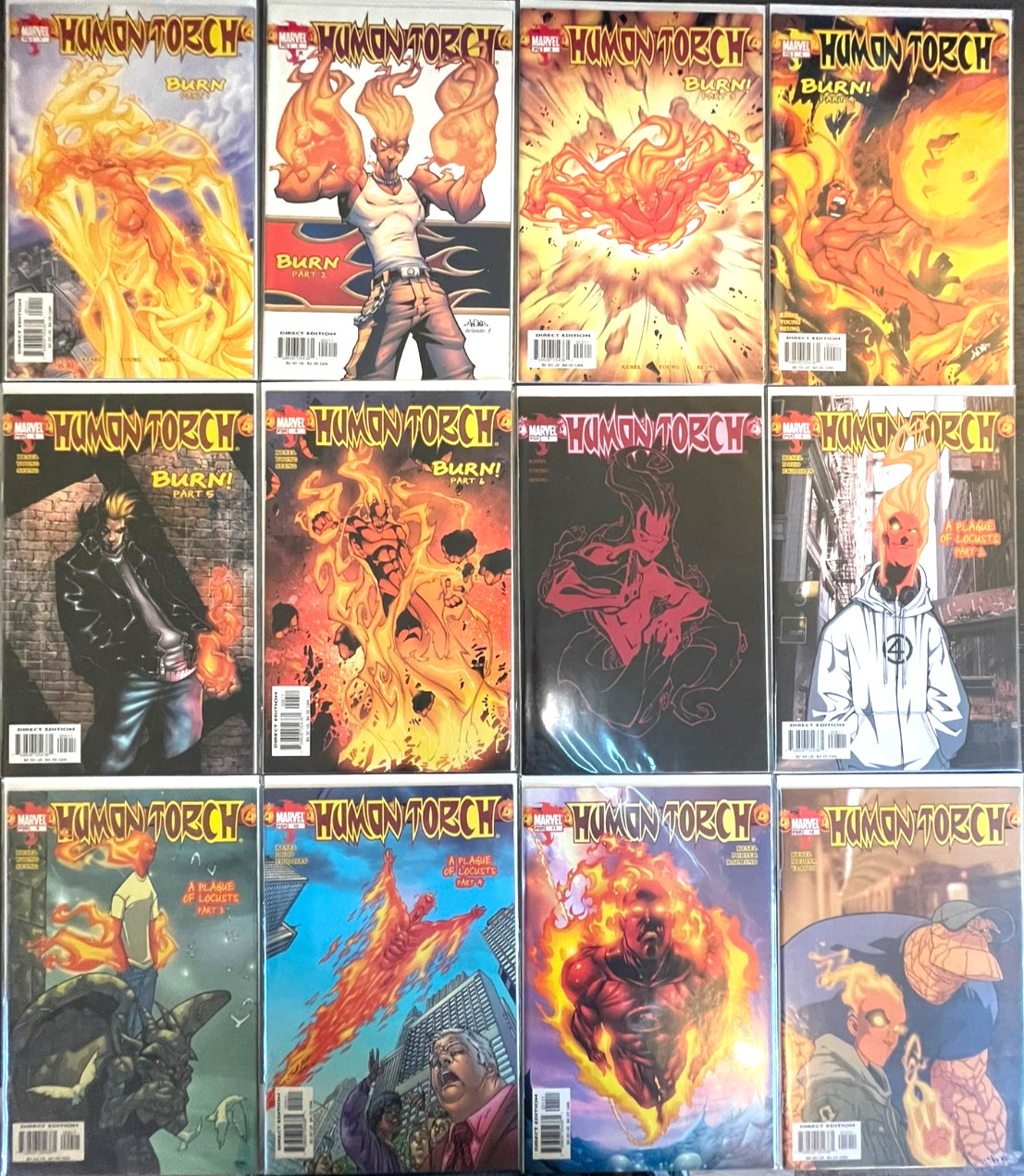 Human Torch Comic Book lot of (12) Complete Set Full Run #1-12 Marvel Comics NM Human Torch Comic Book lot of (12) Complete Set Full Run #1-12 Marvel Comics NM