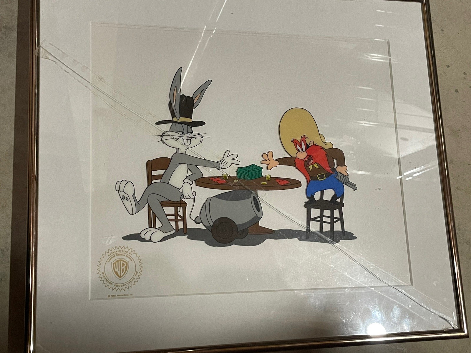 “LOADED HANDS” Warner Bros. Limited Edition Bugs Bunny 1992 Robert McKimson