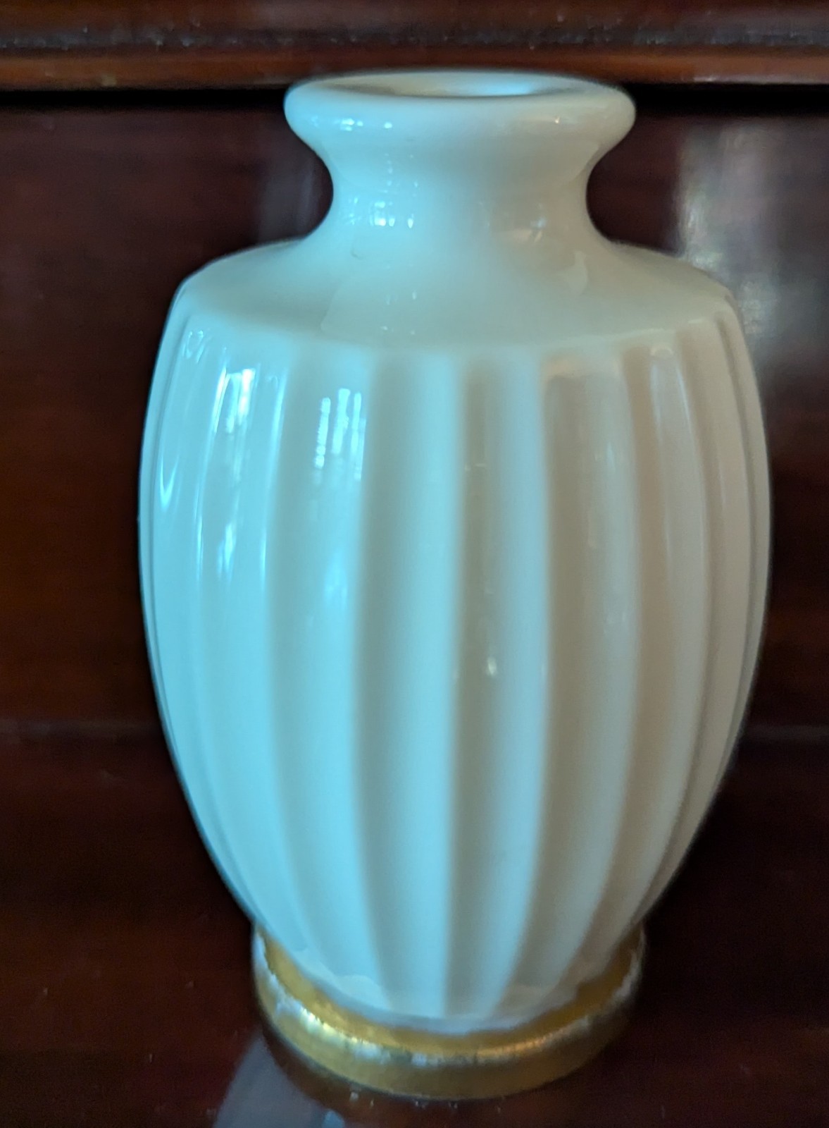 Rare Lenox Ribbed Devilbiss Perfume Bottle  W/ Atomizer 1930-1953 