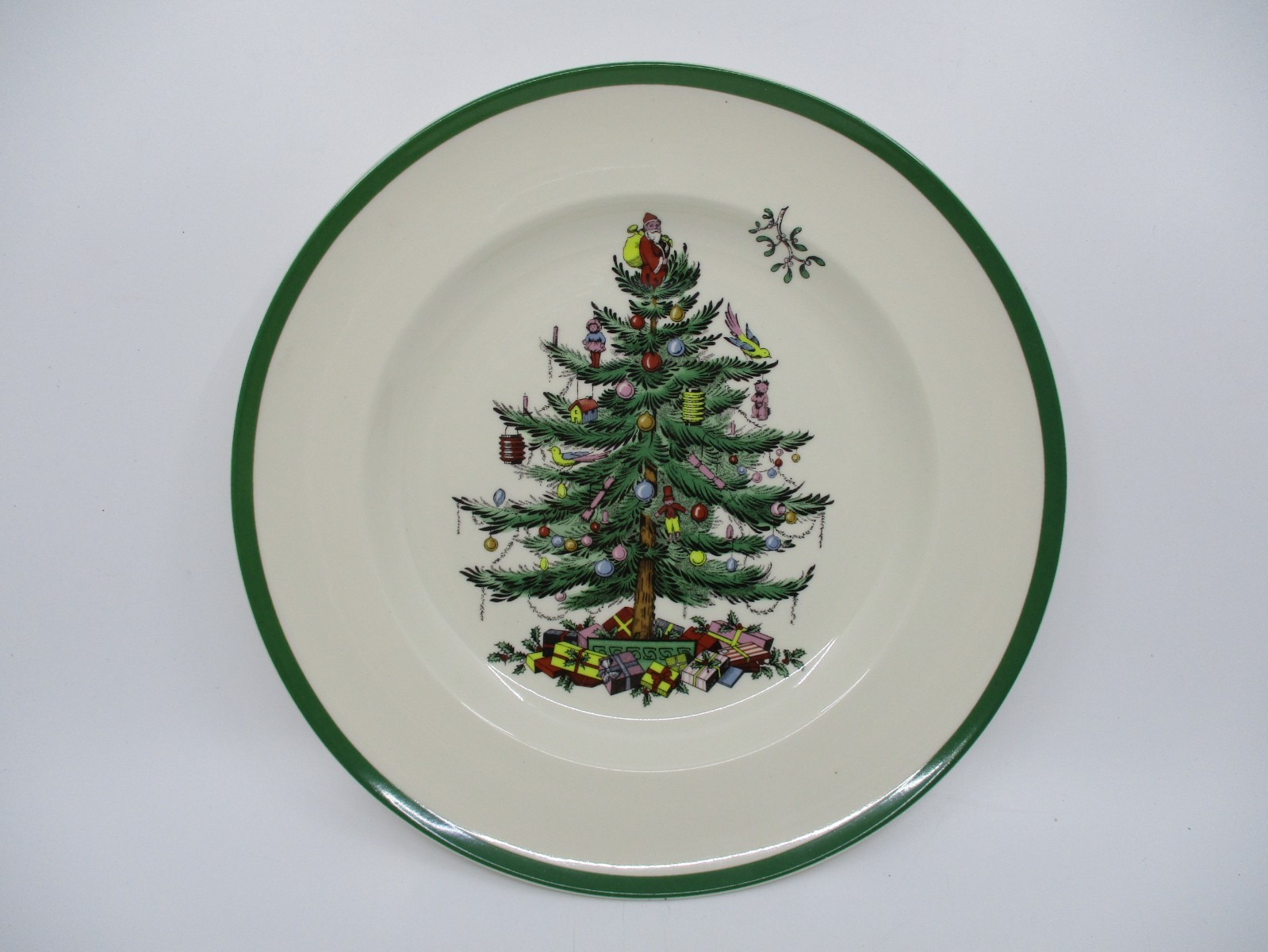 SPODE CHRISTMAS TREE  DINNER PLATE - China - 10 1/2\
