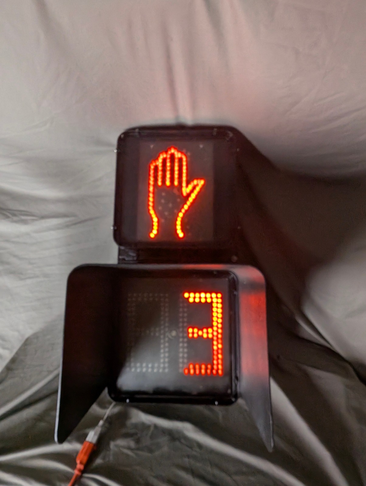 Vintage Durasig Walk Don\'t Walk Traffic Light Signal Polycarbonate