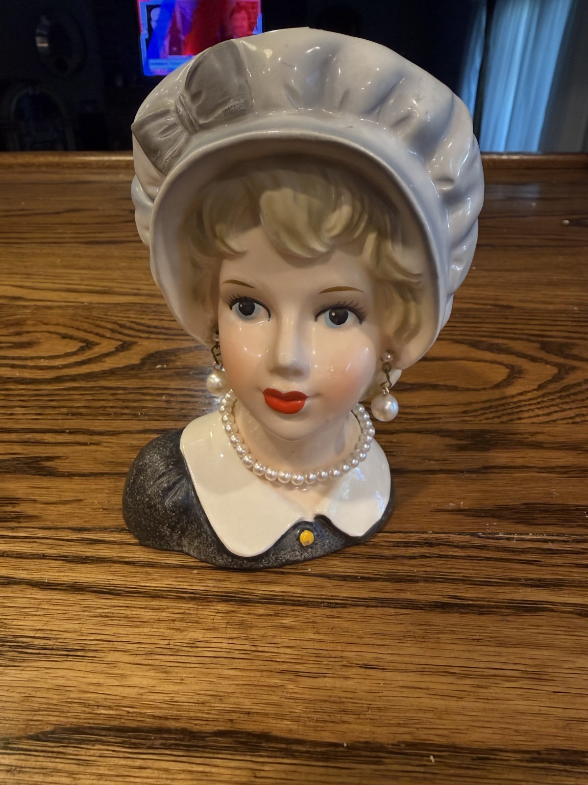 Vintage Relpo Lady Head Vase 2162 Vintage Relpo Lady Head Vase 2162