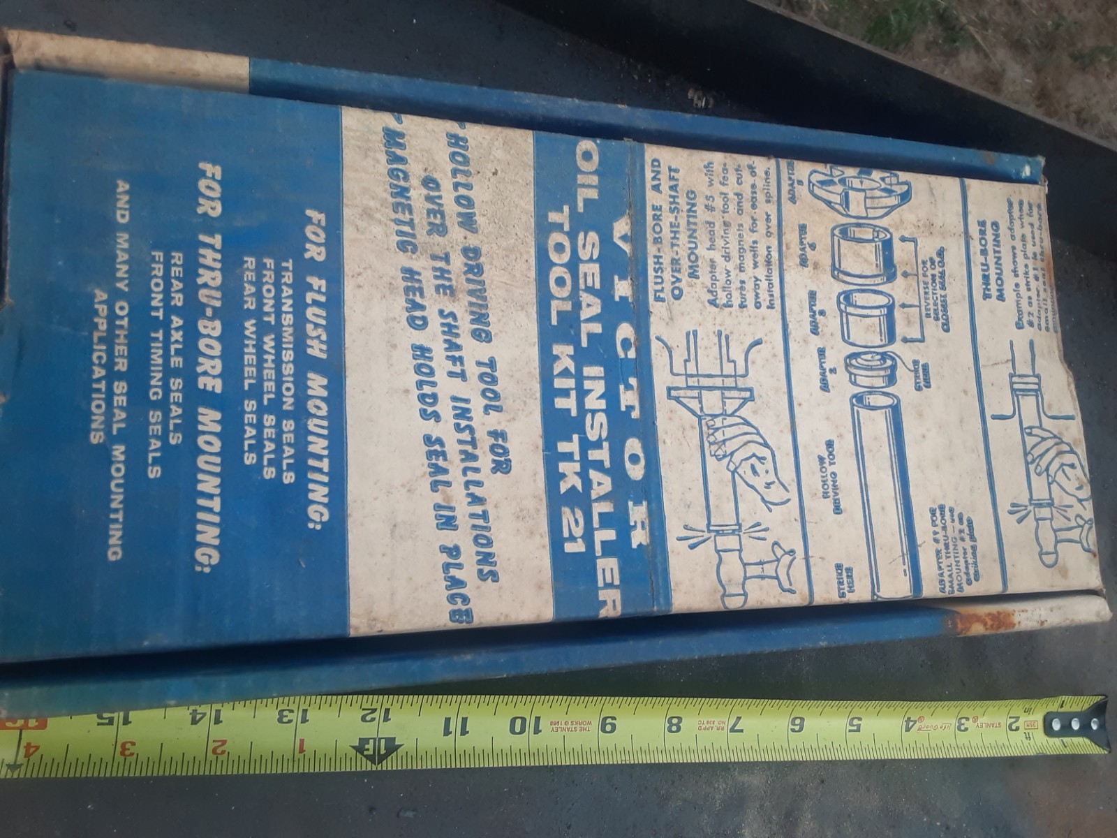 Vintage Oil Seal Installation Tool Piston Ring Groove Cutter And Cleaner