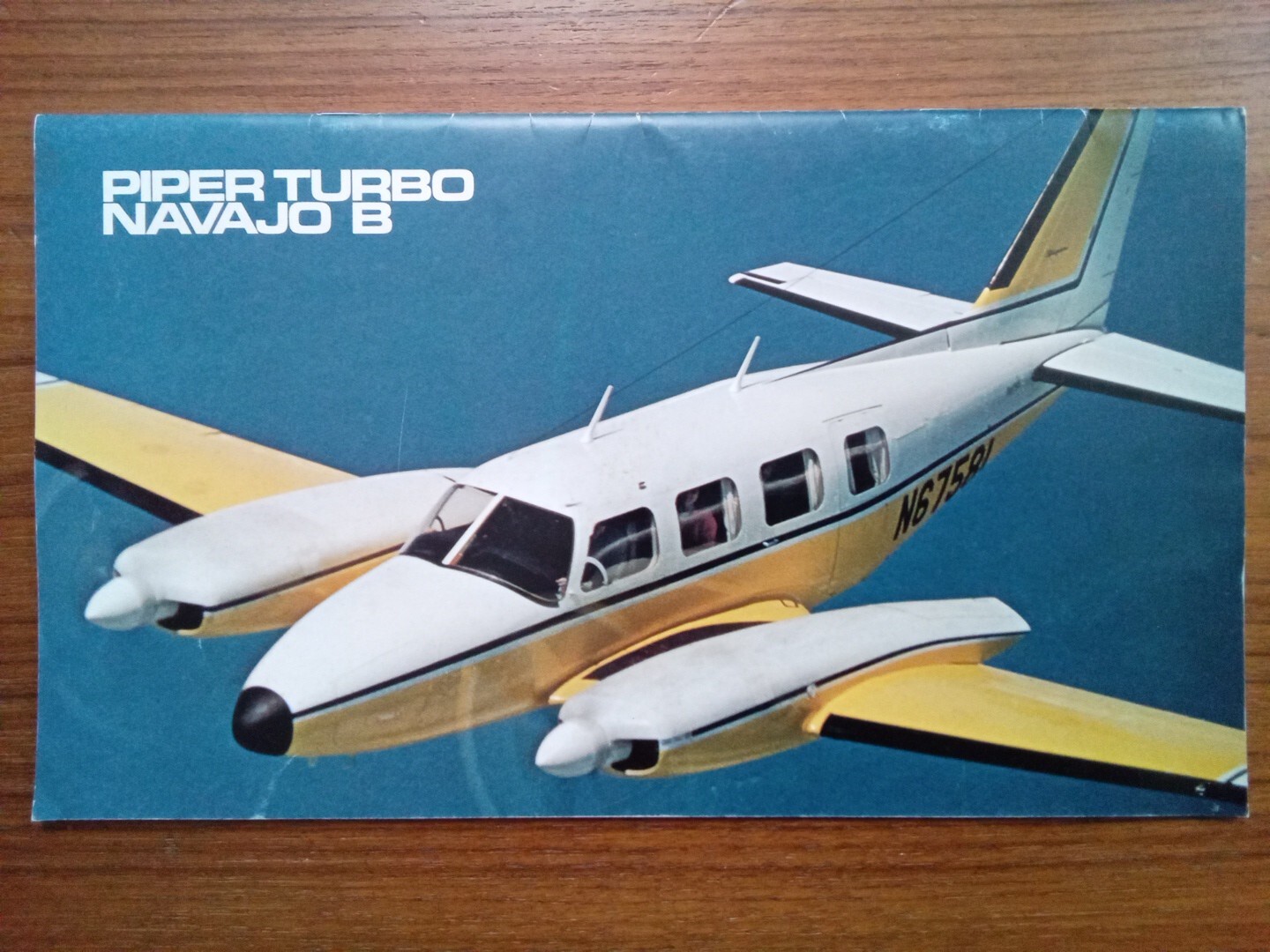 Scarce 1971 ~ Piper Turbo Navajo B ~ Factory Sales Marketing Booklet 22 Pages