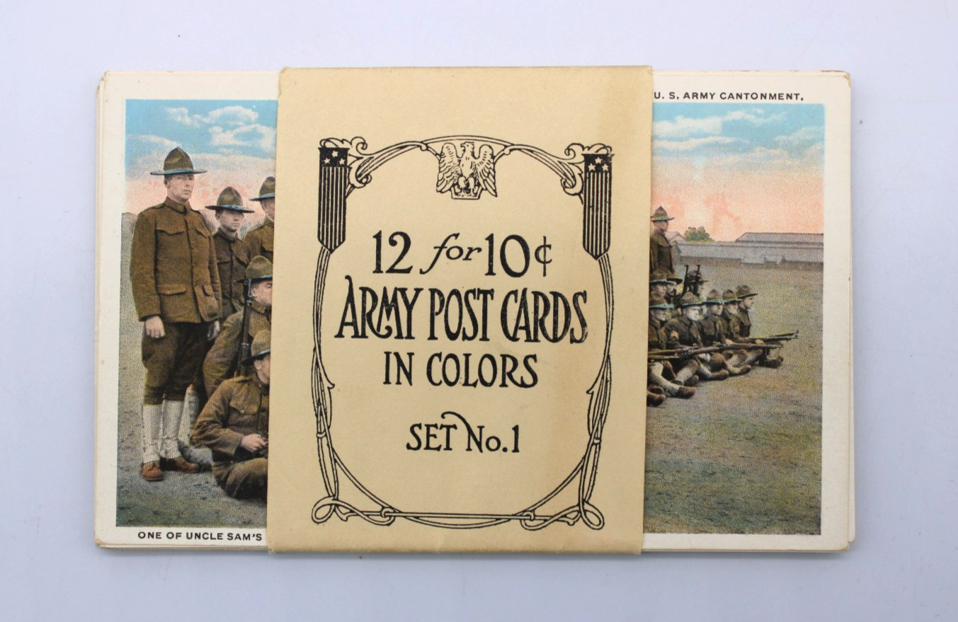 Life In The U.S. Army Cantonment - Army Post Cards In Colors Set No. 1