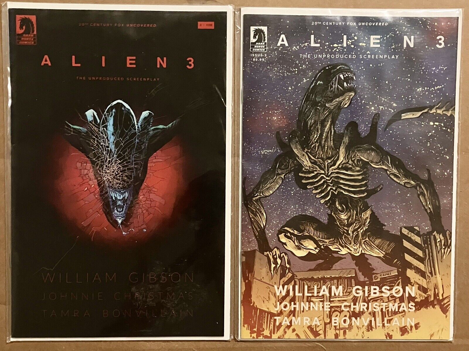 William Gibson's Alien 3 #3 + Daniel Warren Johnson Variant (2019)