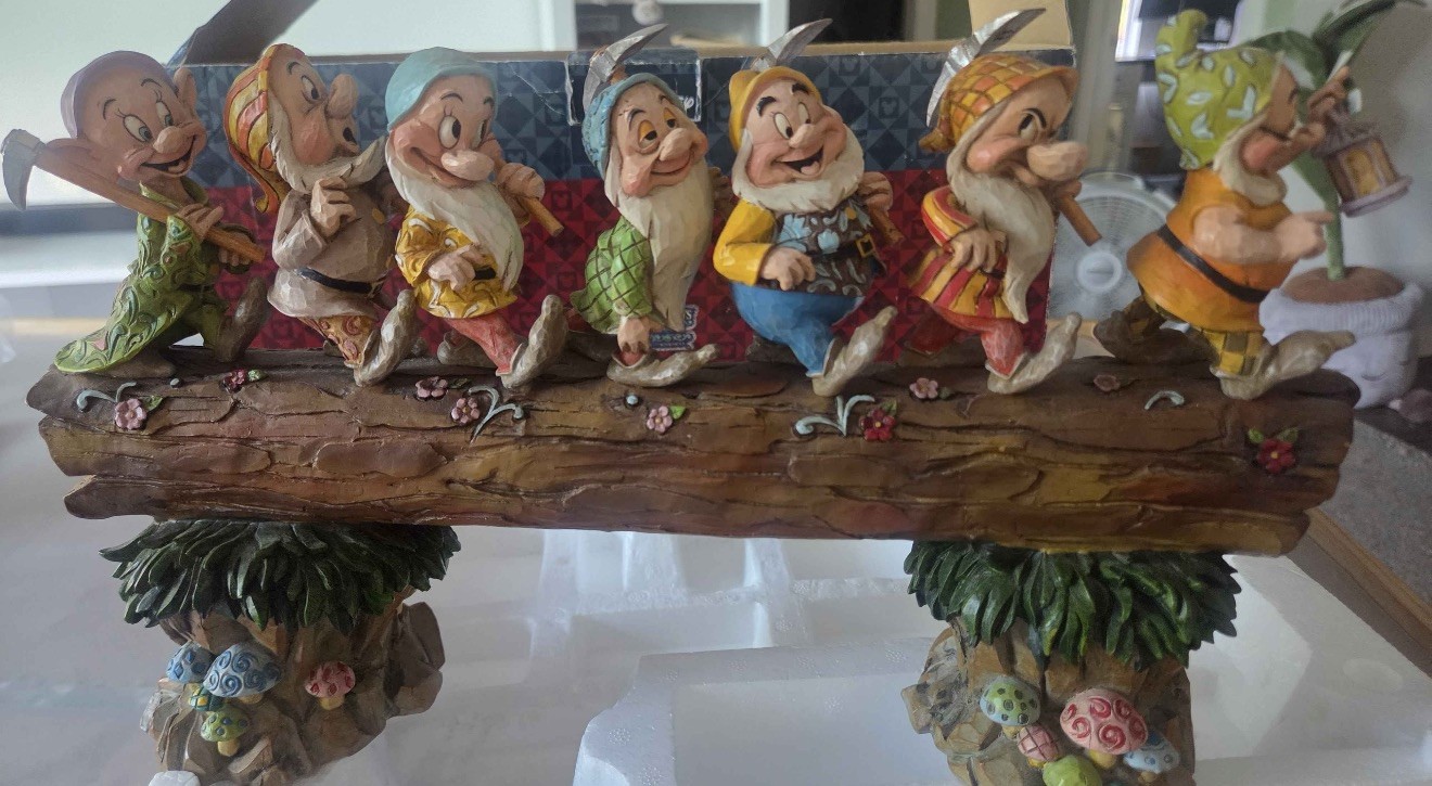 Jim Shore Disney Traditions Snow White & The 7 Dwarfs “Homeward Bound” #4005434