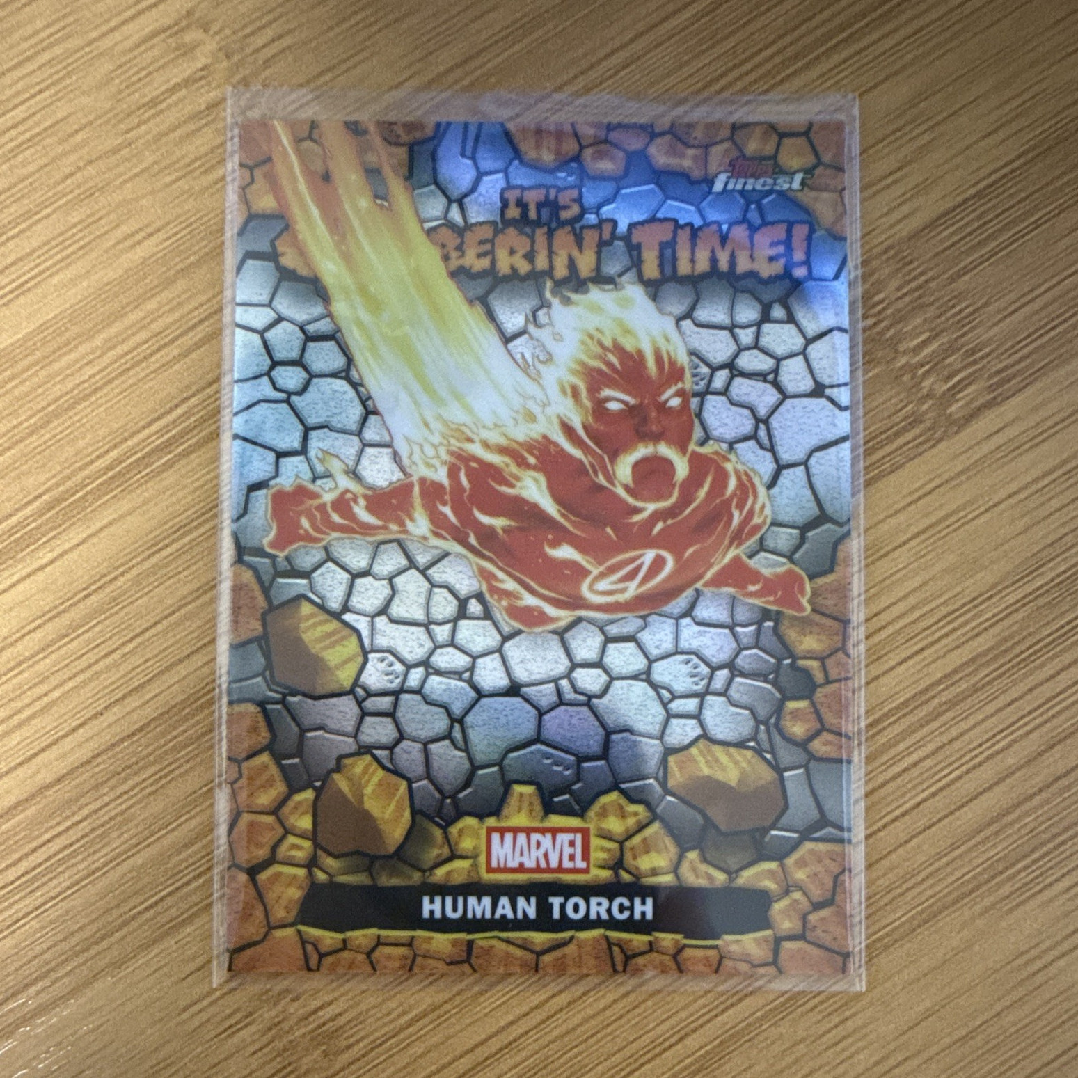 2026 Finest Fantastic Four - It’s Clobberin’ Time Human Torch CT-08 Insert