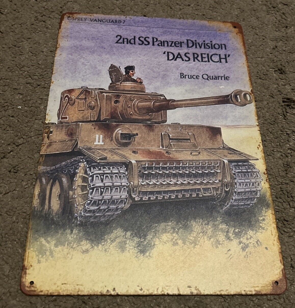 WW2 German Tiger Tank Metal Sign